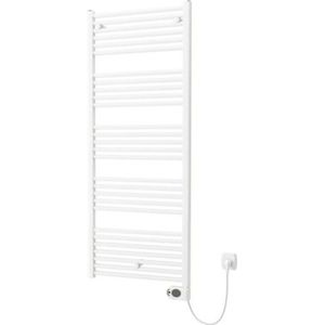 Plieger Elba Electrical elektrische designradiator - 1462X500mm - met thermostaat - 700w - wit 1550007