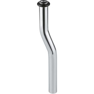 GROHE urinoir spoelpijp 20cm met sprong 2cm O 18mm met O ring chroom 37037000