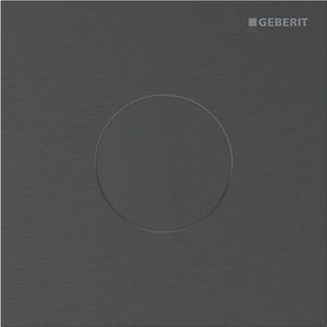 Geberit type 40 urinioir bedieningsplaat - batterij - rond - zwart chr./geb,easy-to-cl 116.034.QD.1