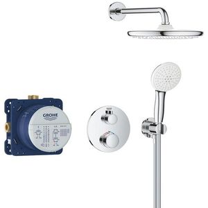 GROHE Grohtherm Perfect Tempesta Doucheset - inbouw thermostaat - hoofddoucheset - 25cm - chroom 34872000