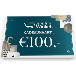 Sanitairwinkel Cadeaubon ter waarde van 100euro