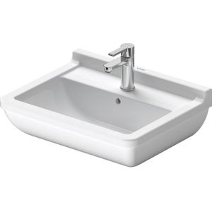 Duravit Philippe Starck 3 wastafel 55x42cm Wondergliss wit 3005500001