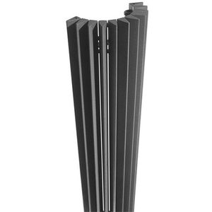 Jaga Iguana Circo Designradiator wandmodel 1800x270mm 801 watt metaal grijs CIRW180027001MM