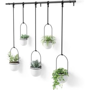 Umbra Triflora plantenhouder 137x18x94cm voor 5 planten Staal Wit 1018086-660