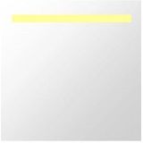 Plieger One spiegel met LED verlichting horizontaal 60x60cm 4351301