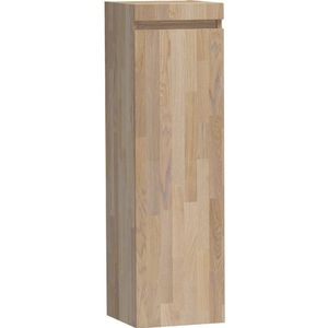 BRAUER Solution Badkamerkast - 120x35x35cm - 1 rechtsdraaiende deur - hout - grey oak HK-NWS120RGO