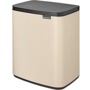 Brabantia Bo Prullenbak - 12 liter - Soft Beige