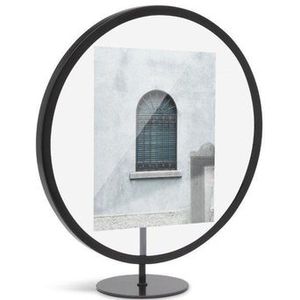 Umbra Infinity fotolijst 26x30x10cm staand rond Iron zwart 1012272-040