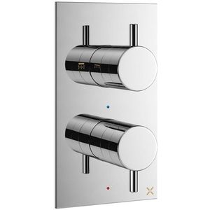 Crosswater MPRO douchekraan - inbouw - verticaal - chroom sw385370/sw385437