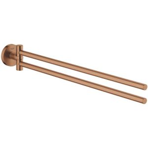 GROHE Essentials 2-lids handdoekhouder draaibaar 45cm brushed warm sunset 40371DL1