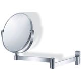 Zack Linea Make up Spiegel 26.5x25.6x3.8cm Mat Gesatineerd RVS 40109