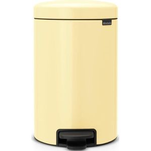 Brabantia NewIcon Prullenbak - 12 liter - Mellow Yellow