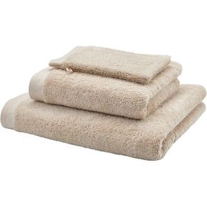 Aquanova Sava - Washandje - GOTS KATOEN - 16x22 cm - Beige SAVTWW-15