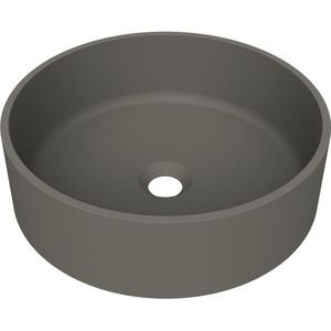 Arcqua Case waskom - rond - 40cm - mat quartz grijs WAS657191