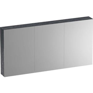 BRAUER Impress spiegelkast - 140x70x15cm - zonder verlichting - met 3 dubbelzijdige spiegeldeuren - Damascus SK-IM140DA