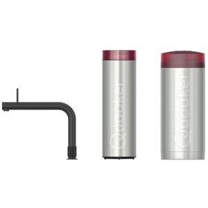 Quooker - Front - Kokendwaterkraan - Zwart mat - Combi+ incl. Cube reservoir