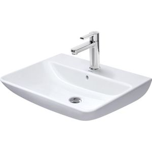 Duravit ME by Starck wastafel 65x49cm met 1 kraangat met overloop met wondergliss wit 23356500001