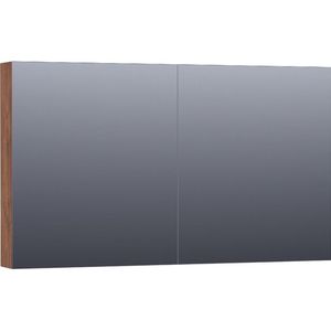 Saniclass Plain Spiegelkast - 120x70x15cm - 2 links/rechtsdraaiende spiegeldeuren - MFC - viking shield SK-PL120VS