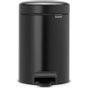 Brabantia NewIcon Pedaalemmer - 3 liter - kunststof binnenemmer - matt black 113321