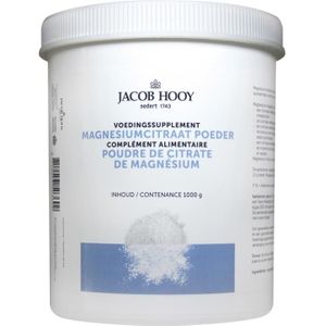 Jacob Hooy Magnesiumcitraat Poeder, 1000 gram