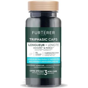 René Furterer - Triphasic Activ - Capsules - 90 stuks - Voor Lang Haar