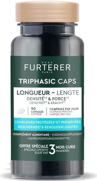 René Furterer - Triphasic Activ - Capsules - 90 stuks - Voor Lang Haar