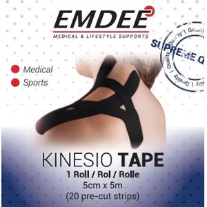 Emdee Bandage Kinesiologie Tape Kinesio Tape 20 Pre-Cut Strips
