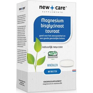 New Care Tabletten Mineralen Magnesium Bisglycinaat Tauraat
