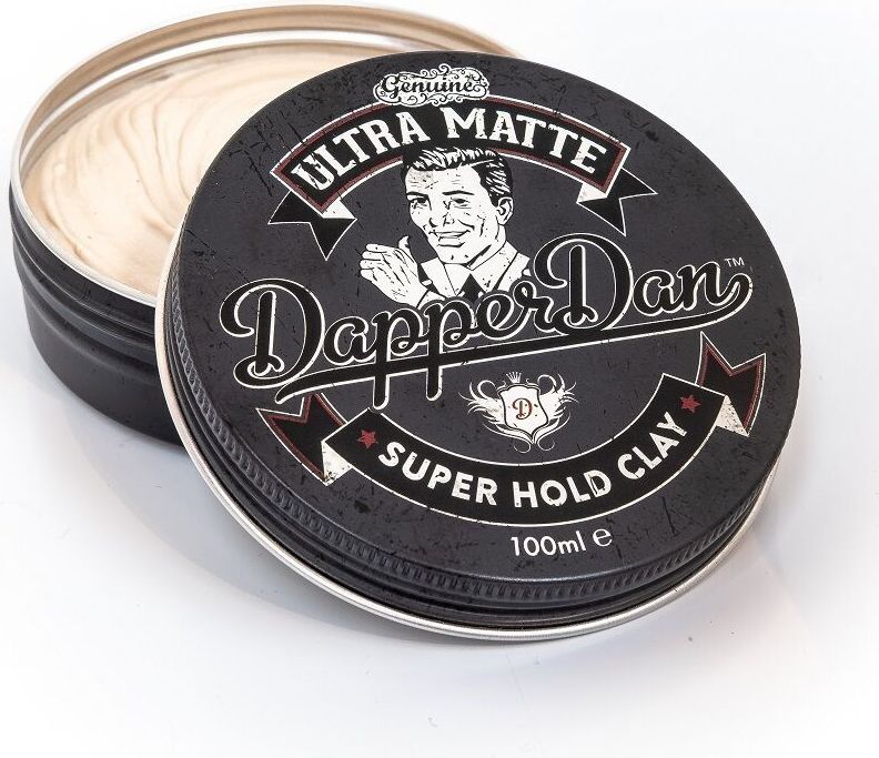 Dapper Dan - Ultramatte Haarklei - 100 ml - Langdurige Houdbaarheid - Subtiele Vanille- en Frambozengeur