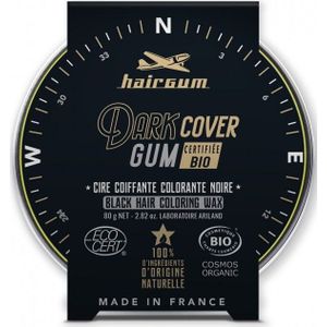Hairgum For Men Dark Cover Black Hair Coloring Wax 80gr
