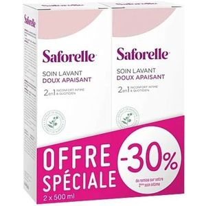 Saforelle Gel Zachte Wasoplossing PromoPack 2x 500ml