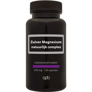 APB Holland Vitaminen en Mineralen Zuiver Magnesium Complex 120Capsules