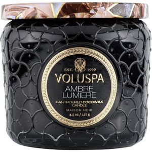 Voluspa Geurkaars Maison Noir Ambre Lumiere Petite Jar Candle