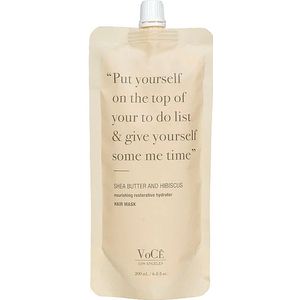 VoCe Shea Butter and Hibiscus Hydrate Mask 200ml - Haarmasker droog haar - Haarmasker beschadigd haar