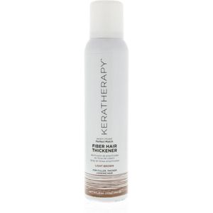 Keratherapy Fiber Hair Thickener Spray Light Brown 140ml
