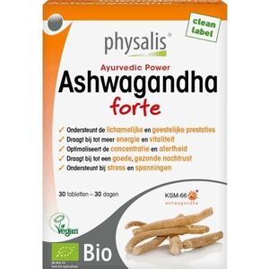 Physalis Tabletten Supplementen Ashwagandha Forte