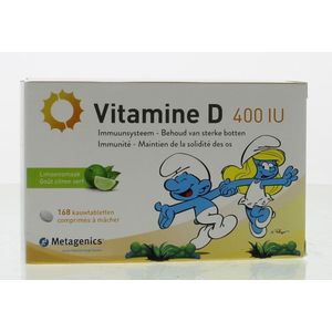 Metagenics Vitamine D 400IU Limoensmaak 168Tabletten