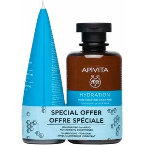 Apivita Hair Care Pakket Moisture Shampoo & Conditioner