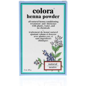 Colora Henna Poeder Henna Powder Natural