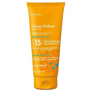 PUPA Sun Care Crème Sunscreen Cream Body Face SPF15 200ml