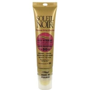 Soleil Noir Crème Combi Soin Vitaminé SPF50 + Stick SPF30 22ml