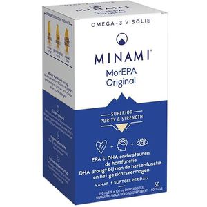 Minami Nutrition - MorEpa - Visolie - Sinaasappel - 750mg EPA + DHA
