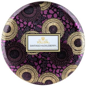 Voluspa Geurkaars Japonica Collection Santiago Huckleberry 3 Wick Tin Candle