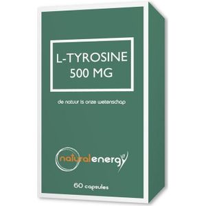 Natural Energy Capsules Aminozuren L-Tyrosine 500mg.
