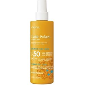 PUPA Sun Care Spray Sunscreen Milk Body Face SPF50 200ml