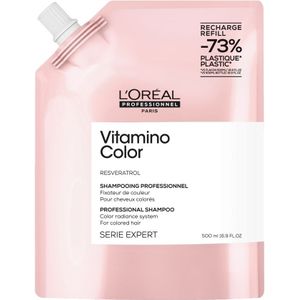 L’Oréal Professionnel Vitamino Color Shampoo Refill – Bescherming en meer glans - Voor gekleurd haar - Navulverpakking 500ml