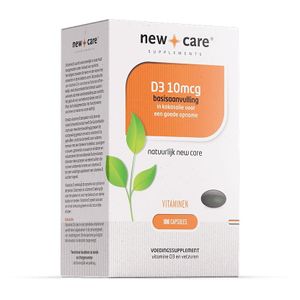 New Care Capsules Vitaminen D3 10mcg. Kokosolie