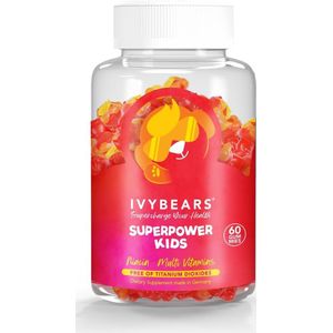 Ivy Bears Gummies Superpower Kids 60Stuks