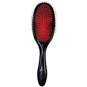 Denman Borstel Grooming Brush D80M Medium Nylon Zwart