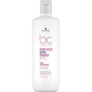 Schwarzkopf BonaCure Clean Performance Color Freeze Silver Shampoo pH 4.5